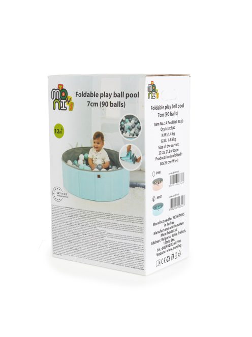 Labdamedence 7cm 90 labdával PINK