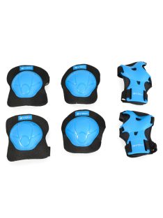   BICIKLIS védőfelszerelés térd, könyök, kézvédő szett A osztály 25kgig KÉK