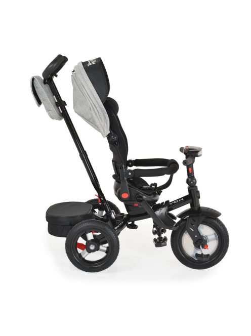 Byox Tornado szülőkaros tricikli 25kgig 360f forgatható vszürke