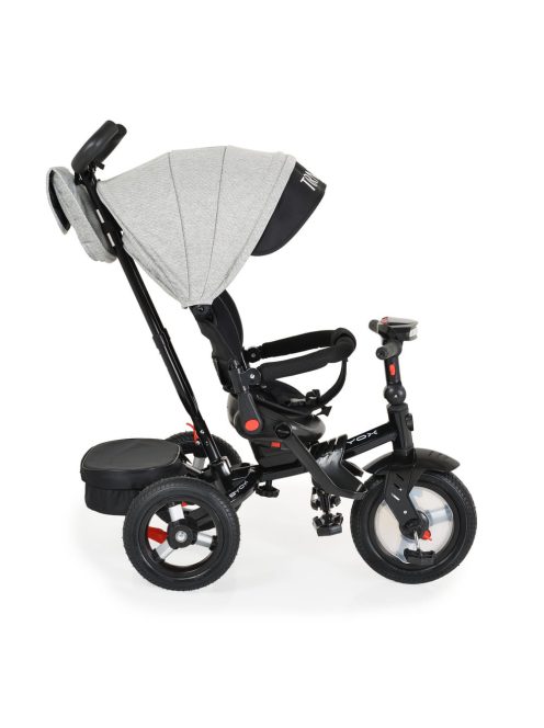 Byox Tornado szülőkaros tricikli 25kgig 360f forgatható vszürke