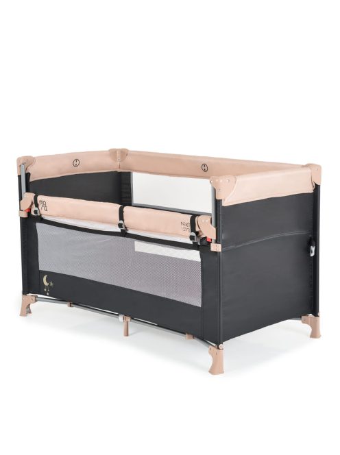 Moni Next level utazóágy lehajtható oldalfal 2 szint bézs