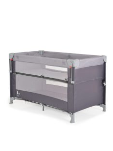   Moni Next level utazóágy lehajtható oldalfal 2 szint szürke