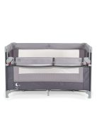 Moni Next level utazóágy lehajtható oldalfal 2 szint szürke