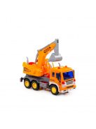 POLESIE exkavátoros teherautó City SÁRGA