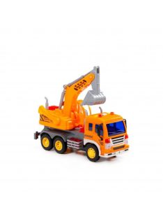 POLESIE exkavátoros teherautó City SÁRGA