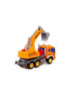 POLESIE exkavátoros teherautó City SÁRGA