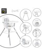 Moni Amaretti 3in1 szétszedhető etetőszék szürke