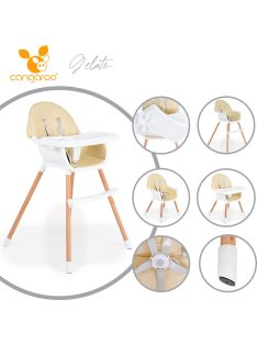 Cangaroo Gelato fa etetőszék 2in1 bézs