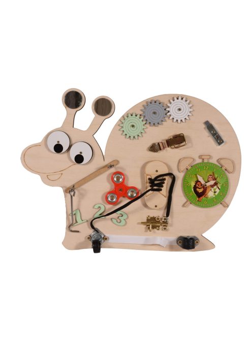 Moni Toys Montessori matatófal snail