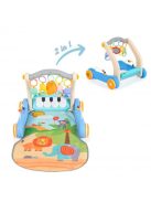 MONI MUSIC WALKER 2in1 járássegítő+játszószőnyeg KÉK