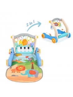 MONI MUSIC WALKER 2in1 járássegítő+játszószőnyeg KÉK