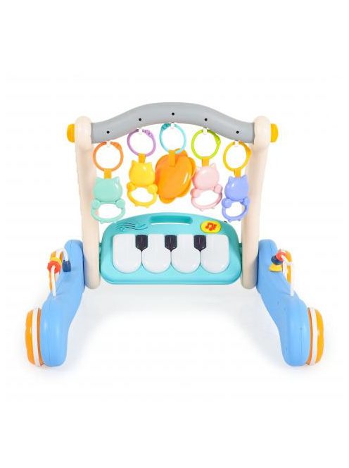 MONI MUSIC WALKER 2in1 járássegítő+játszószőnyeg KÉK