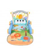 MONI MUSIC WALKER 2in1 járássegítő+játszószőnyeg KÉK