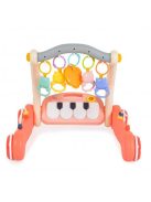 MONI MUSIC WALKER 2in1 járássegítő+játszószőnyeg PINK