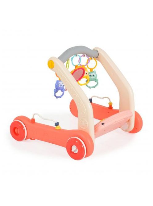 MONI MUSIC WALKER 2in1 járássegítő+játszószőnyeg PINK