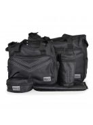 STELLA kismama táska 5dbos szett, pelenkázólappal FEKETE