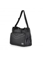 STELLA kismama táska 5dbos szett, pelenkázólappal FEKETE