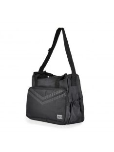 STELLA kismama táska 5dbos szett, pelenkázólappal FEKETE