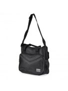 STELLA kismama táska 5dbos szett, pelenkázólappal FEKETE