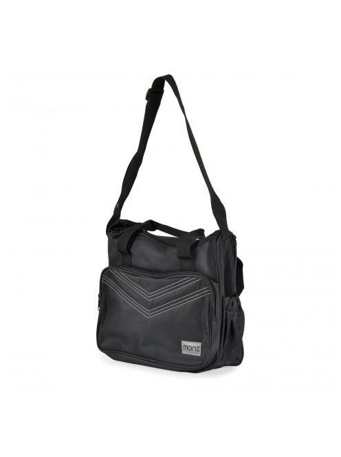 STELLA kismama táska 5dbos szett, pelenkázólappal FEKETE