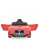 MONI BMW i4 elektromos, akkumulátoros kisautó 2 motor, 115cm, 30kg-ig PIROS