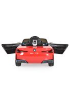 MONI BMW i4 elektromos, akkumulátoros kisautó 2 motor, 115cm, 30kg-ig PIROS