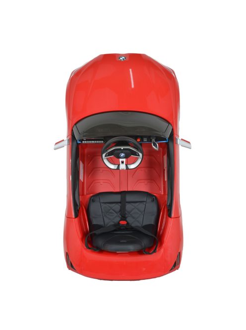 MONI BMW i4 elektromos, akkumulátoros kisautó 2 motor, 115cm, 30kg-ig PIROS