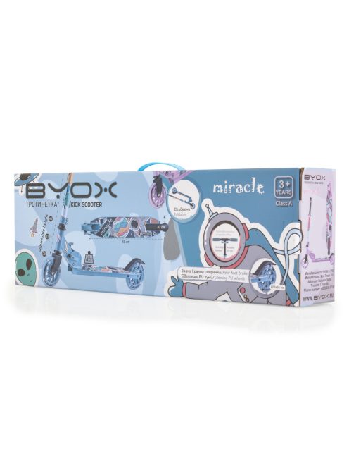 MIRACLE roller aluminium, 2kerekű, 50kgig KÉK