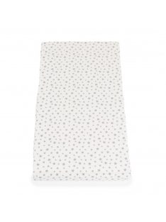   CLASSICO szivacsmatrac 9cm 120x60cm textil huzat FEHÉR csillagos