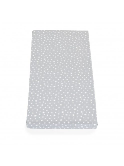 CLASSICO szivacsmatrac 9cm 120x60cm textil huzat SZÜRKE csillagos