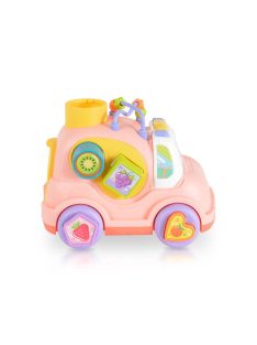 Huanger Műanyag zenélő kisautó pink