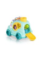 Huanger Műanyag zenélő kisautó kék