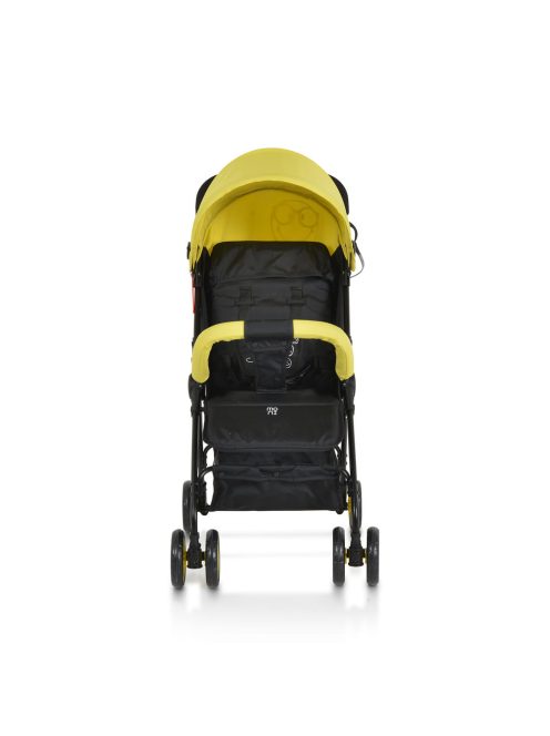 Moni Capri babakocsi nyári dupla első kerék sárga