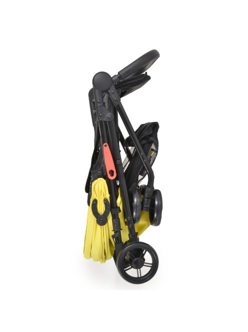 Moni Capri babakocsi nyári dupla első kerék sárga