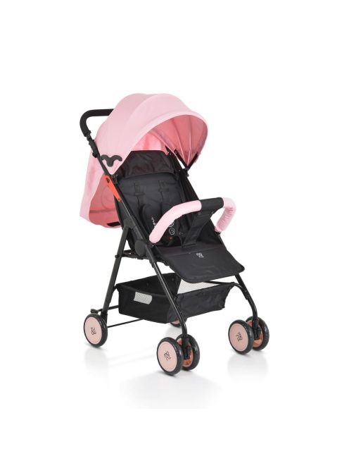 Moni Capri babakocsi nyári dupla első kerék pink