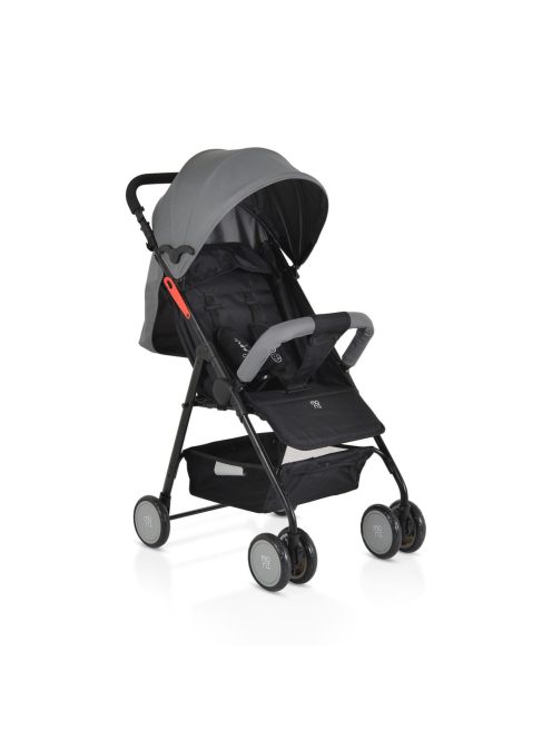 Moni Capri babakocsi nyári dupla első kerék szürke