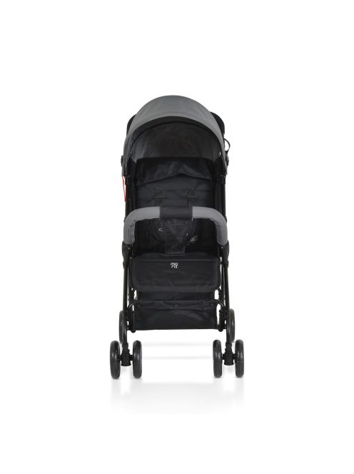 Moni Capri babakocsi nyári dupla első kerék szürke