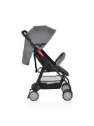 Moni Capri babakocsi nyári dupla első kerék szürke