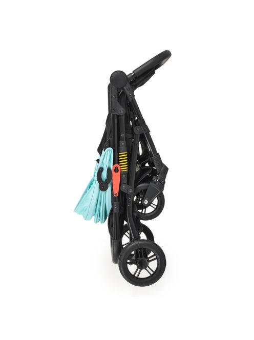 Moni Colibri babakocsi lapra elöl szimpla kerék türkiz