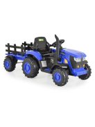 MONI  Rancher elektromos, akkumulátoros traktor utánfutóval kék