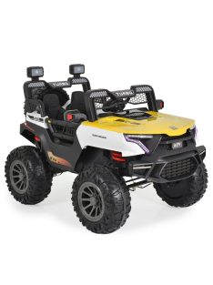   MONI Turbo elektromos, akkumulátoros autó 2 személyes sárga