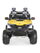 MONI Turbo elektromos, akkumulátoros autó 2 személyes sárga