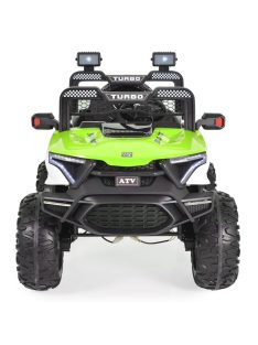   MONI Turbo elektromos, akkumulátoros autó 2 személyes zöld