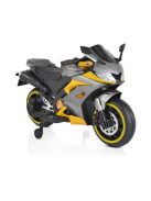 Moni  Motocross elektromos, akkumulátoros 2 kerekű kismotor gyorsasági szürke/sárga
