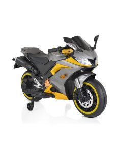   Moni  Motocross elektromos, akkumulátoros 2 kerekű kismotor gyorsasági szürke/sárga