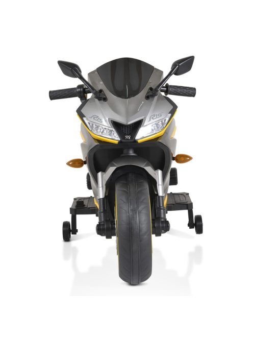 Moni  Motocross elektromos, akkumulátoros 2 kerekű kismotor gyorsasági szürke/sárga
