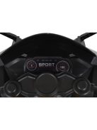 Moni  Motocross elektromos, akkumulátoros 2 kerekű kismotor gyorsasági szürke/sárga