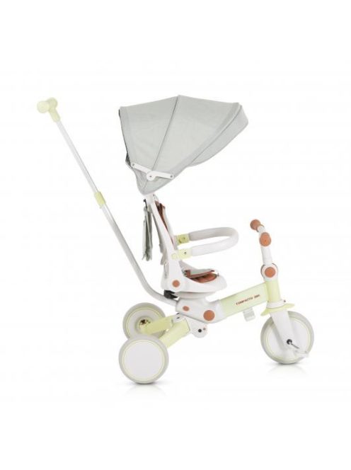 COMPACTO tricikli multifunkciós, 3in1 futóbiciklivé alakítható ZÖLD