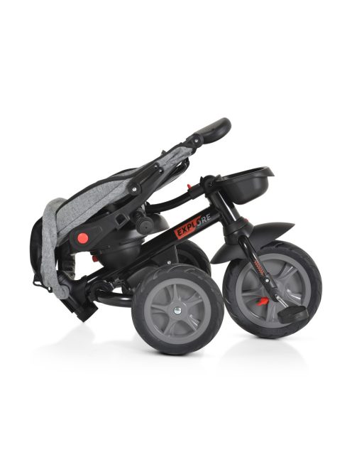 EXPLORE tricikli összecsukható kormány SZÜRKE