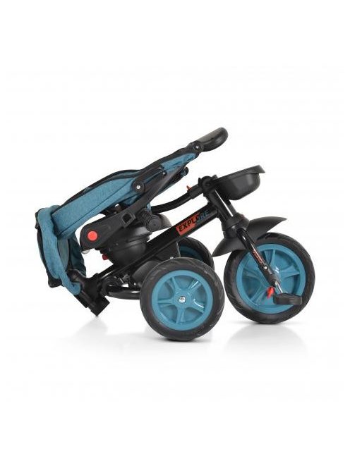 EXPLORE tricikli összecsukható kormány TÜRKIZ